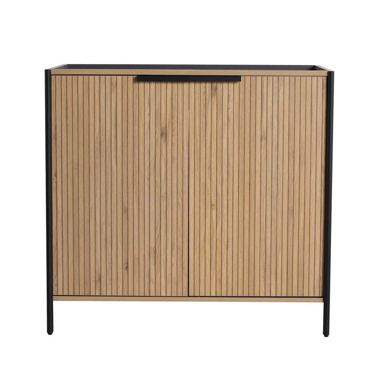 Contemporary Freestanding Bathroom Vanity With Adjustable Shelves