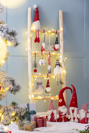 9.8x4.7" Snowflake Ornament Set of 12