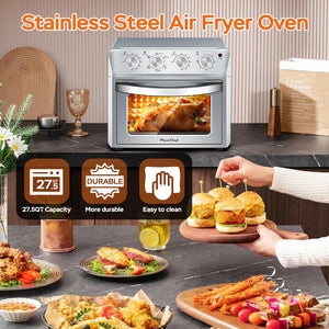 Plum Chef Air Fryer Oven 27.5QT, 6-in-1 Countertop Oven