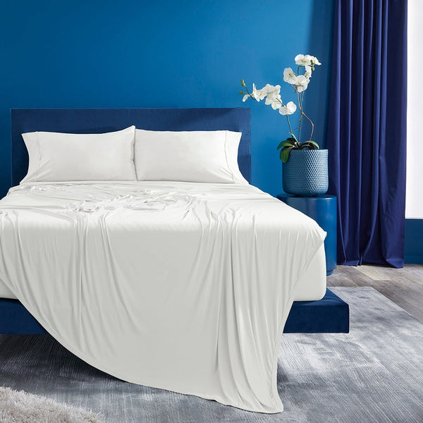 BedGear Vertex Sheet Set, Bright White, Split King / Split Cal King
