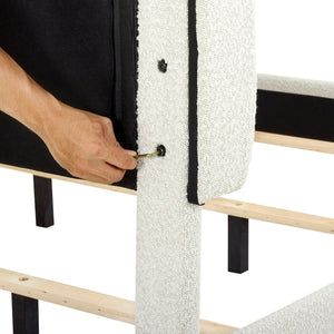 Upholstered Headboard Platform Bed