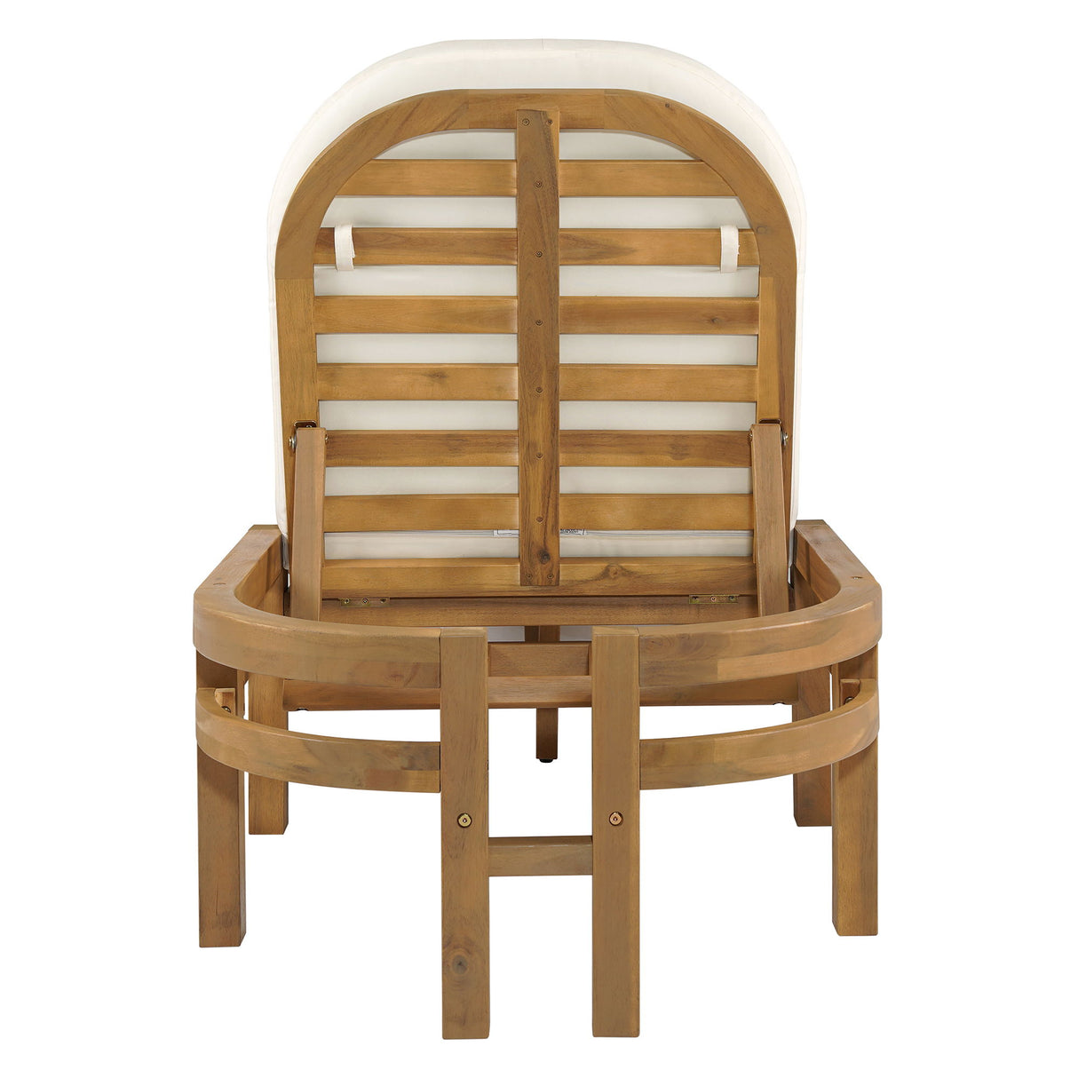 Outdoor Chaise Lounge With 5 Position Adjustable Backrest (Set of 2)