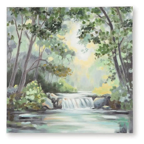 Evermaddick - Wall Art - Green / Gray / White - Best Buy Furniture