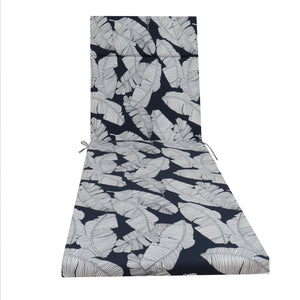 2 Piece Chaise Lounge Chair Cushion Set With Ties