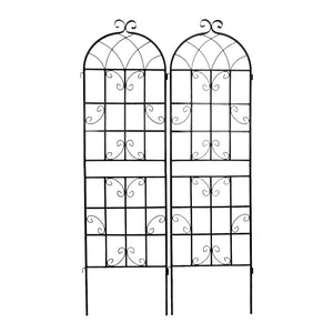 Metal Garden Rustproof Trellis For Climbing Plants Outdoor Flower Support