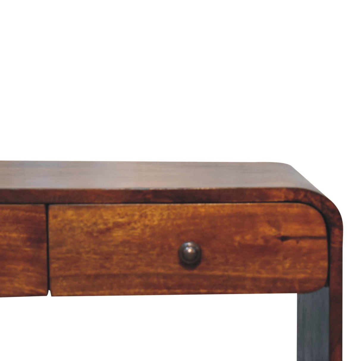 Solid Wood Aspen Slim Media Unit, 3-Drawers, Open Slot