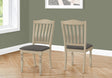 Dining Chair, Upholstered, Side, Transitional (Set of 2) - Gray - Best Buy Furniture