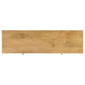 Harmony - 2 Drawer Table With Sled Base In Tones Accents - Natural