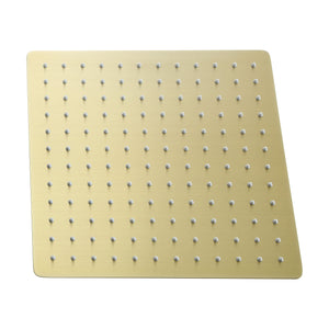 Modern 10" Square Rainfall Shower Head & Stainless Steel Wall Or Ceiling Mount Luxury Spa Shower Panel