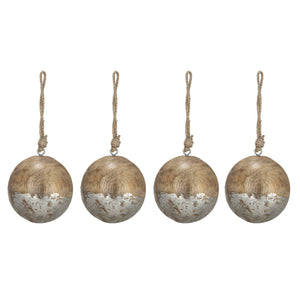 Christmas Ball Ornaments, Wood Decorative Hanging Ball Christmas Tree Ornaments For Holiday Party Decorations