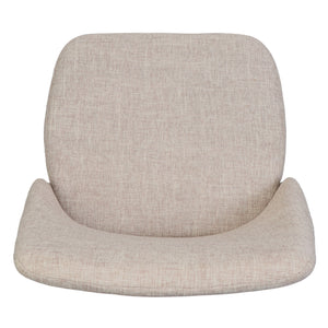 Modern Dining Chair With Iron Legs And Wood Finish