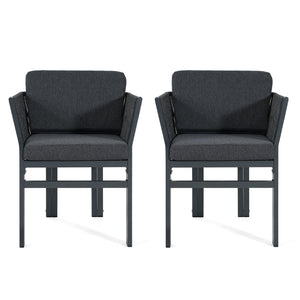 Outdoor Dining Chair, All-Weather Patio Seating For Backyard (Set of 2)