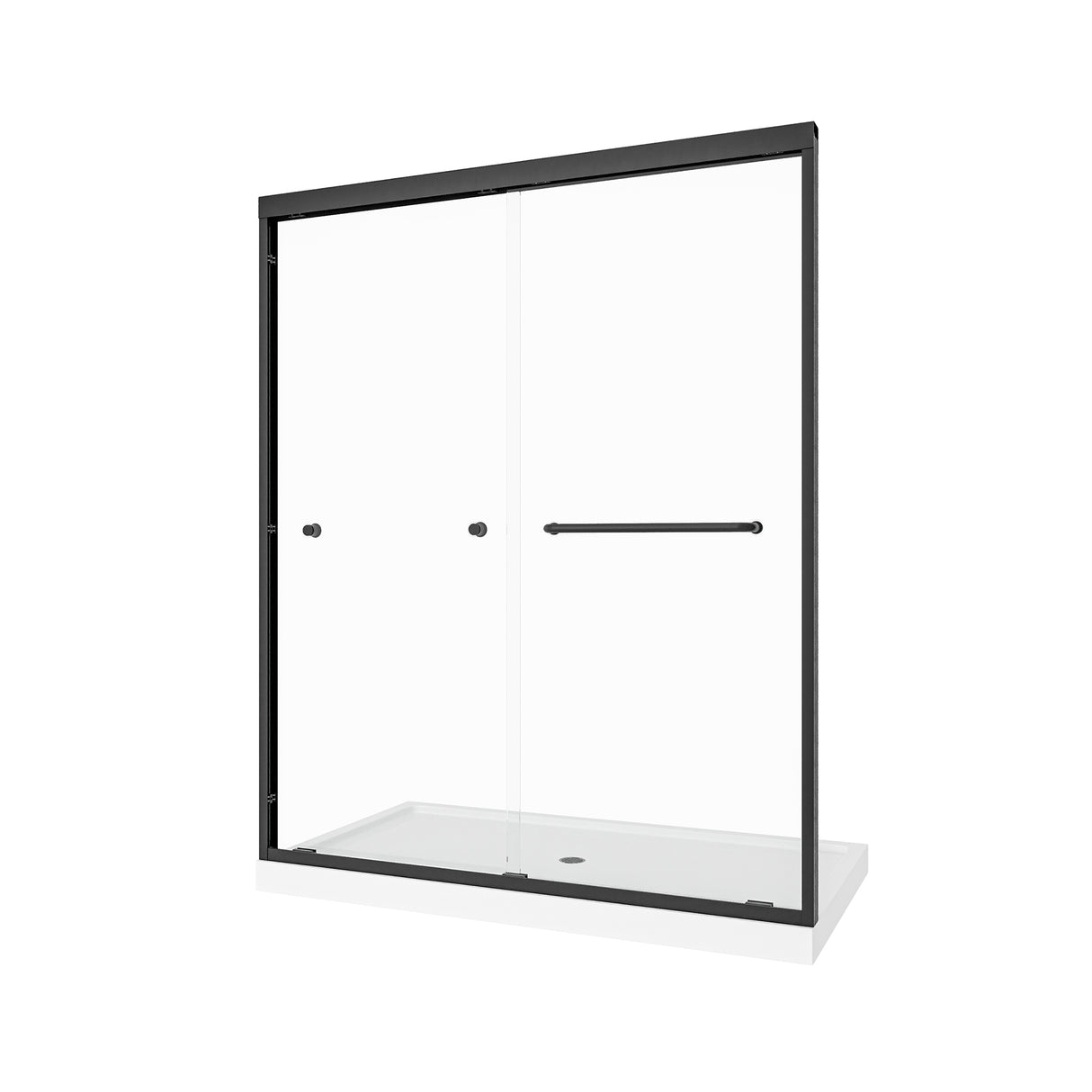 55"-60" W x 72" H Matte Shower Door