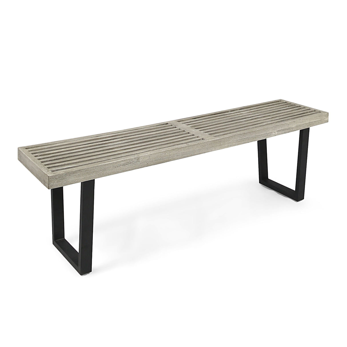 Intrinsic - Outdoor Dining Bench With Slat Top - Best Buy Furniture
