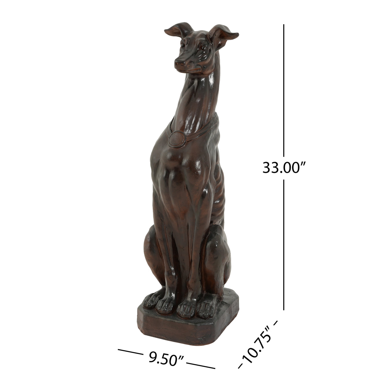 Greyhound Dog Statue