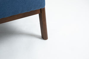 Mid Century Modern Accent Chair with Solid Wood Frame