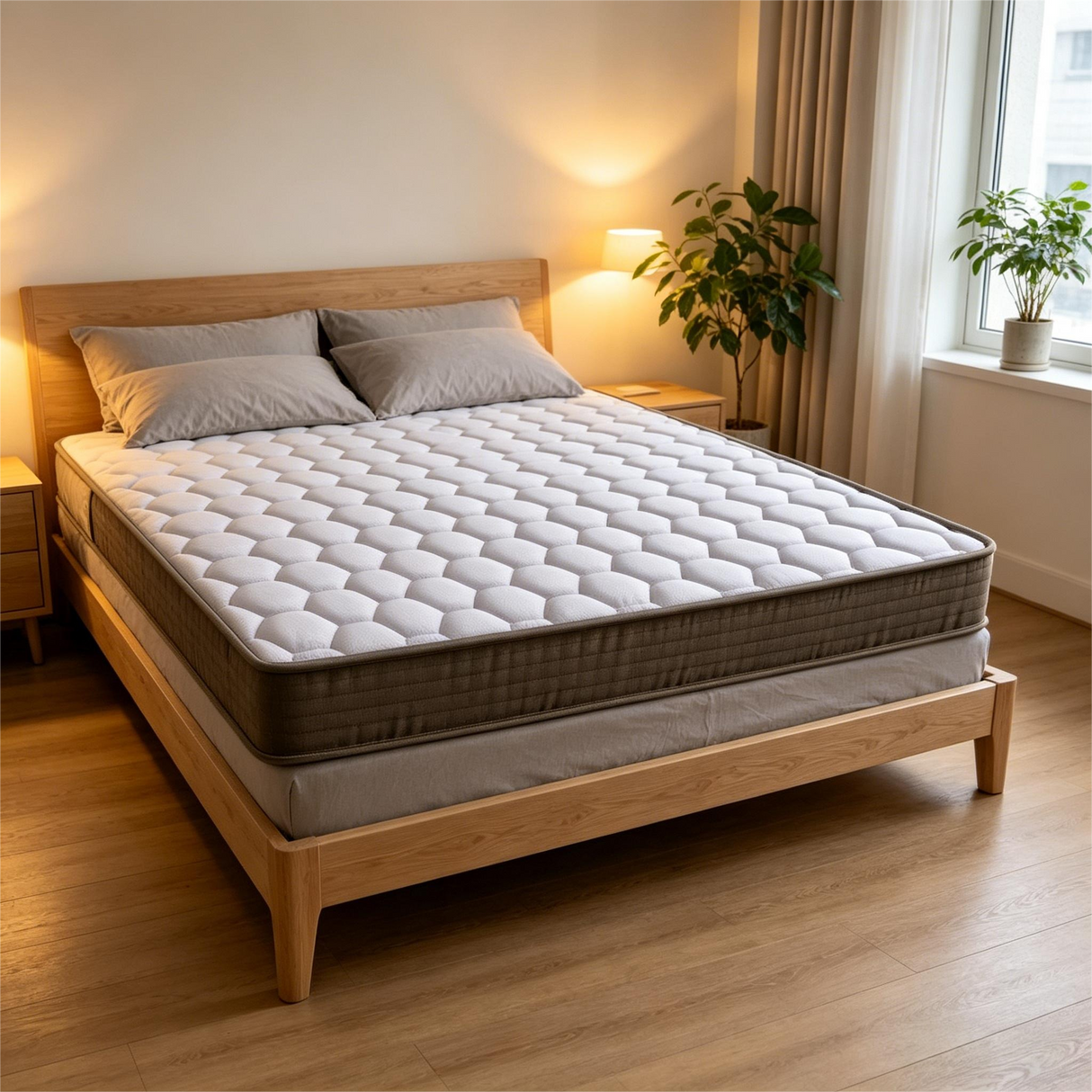 6 Inch Soft-Medium Firmness Pocket Spring Mattress - Twin Size