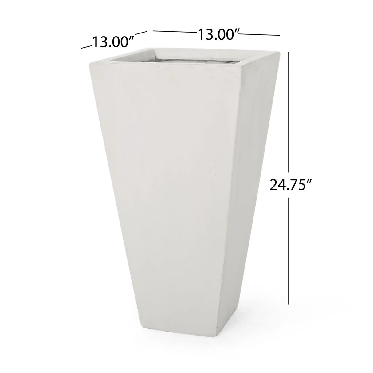 Outdoor Modern Cast Stone Planter - Best Buy Furniture