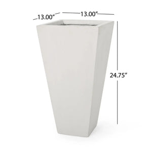 Outdoor Modern Cast Stone Planter - Best Buy Furniture