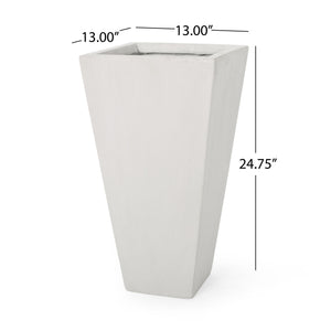 Outdoor Modern Cast Stone Planter