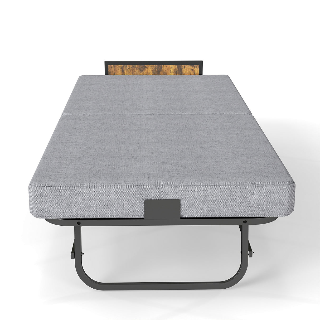 78"×31" Folding Bed with Headboard & USB Charging Station