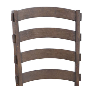 Pascaline - Rustic Side Chair (Set of 2) - Gray / Brown - Best Buy Furniture