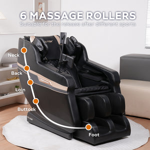 Massage Chair Recliner with Zero Gravity and Full Body Air Pressure