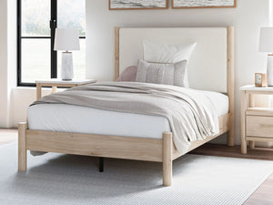 Cadmori - Upholstered Panel Bed - Best Buy Furniture