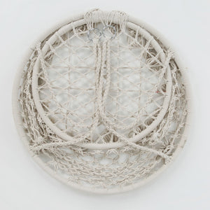 Macrame Hanging Hammock Chair, Rope Swing For Indoor And Outdoor Use