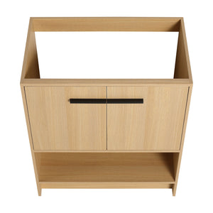 Modern Freestanding Bathroom Vanity With 2 Doors