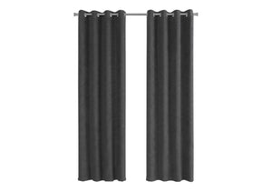 2 Pieces Set, Curtain Panel, Room Darkening, Grommet - Best Buy Furniture