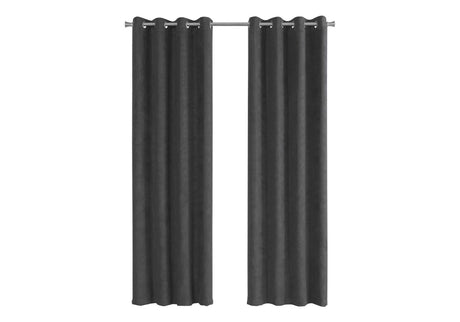 2 Pieces Set, Curtain Panel, Room Darkening, Grommet - Best Buy Furniture