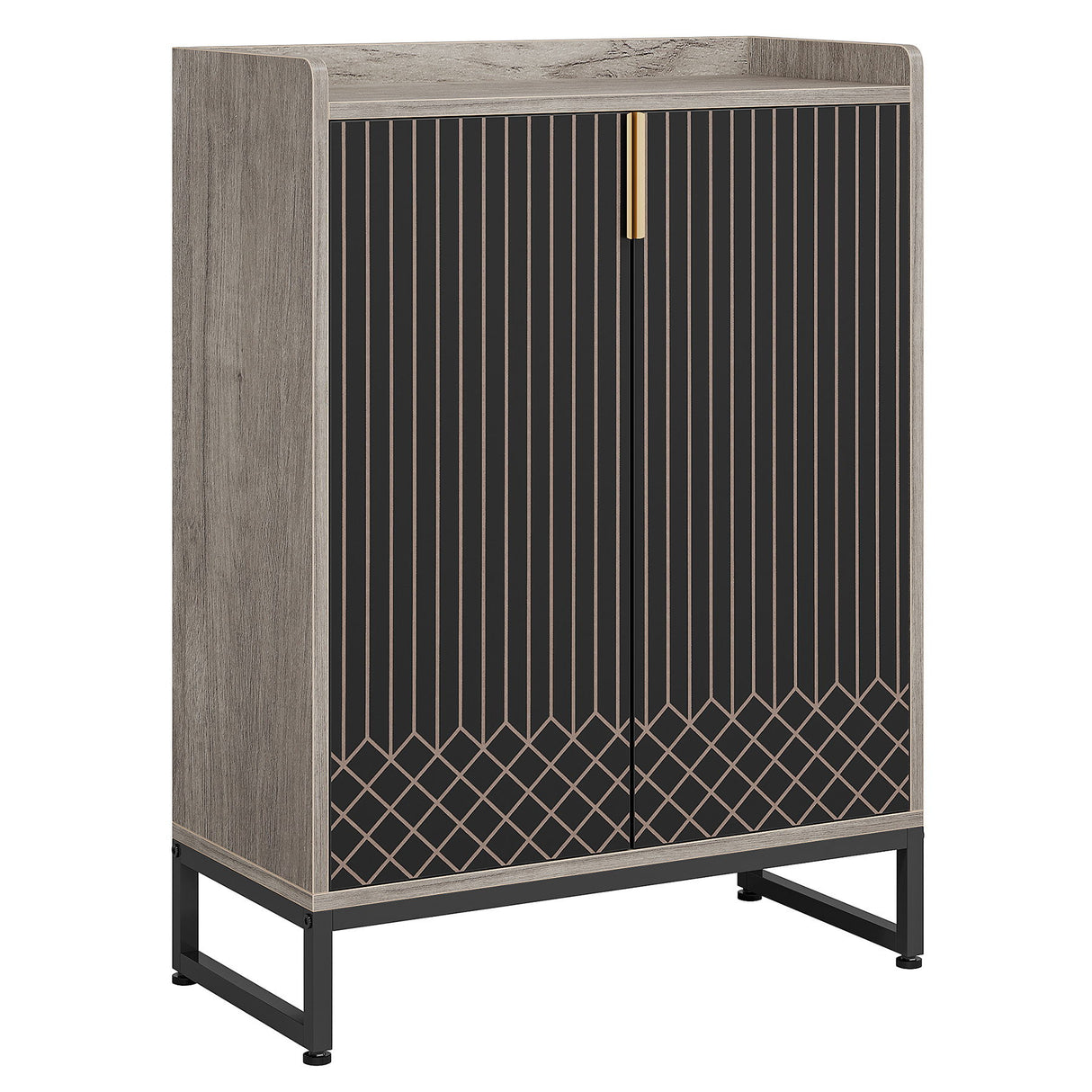 5 Tiers Shoe Storage Organizer With Doors