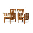 Casa - Acacia Dining Chair Set With Cushions, - Best Buy Furniture
