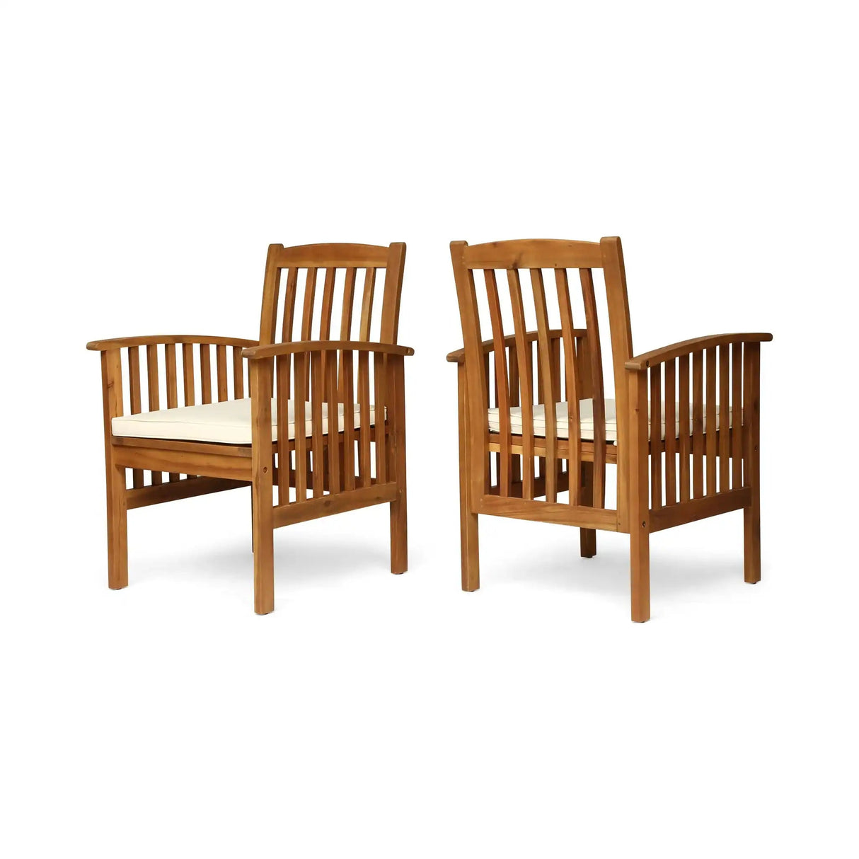 Casa - Acacia Dining Chair Set With Cushions, - Best Buy Furniture