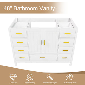 48" Bathroom Vanity Base Cabinet