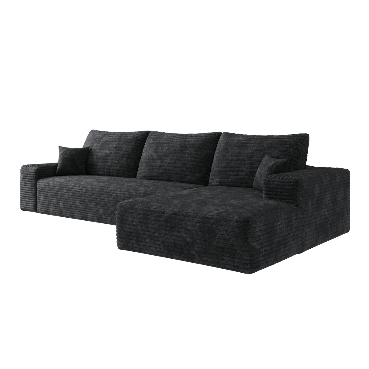 107" Cloud Sectional Couch with L-Shape Chaise