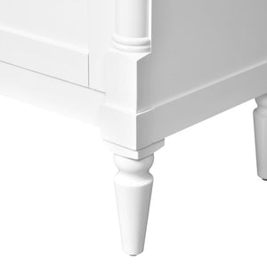 Bathroom Vanity With Sink, Storage Cabinet With Door, Drop In Sink, Compact Freestanding Design