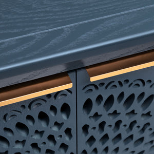 Hollow - Carved 2 Doors Accent Cabinet