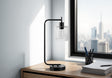 Lighting, Table Lamp, USB Port Included, Glass Shade, Modern - Black - Best Buy Furniture