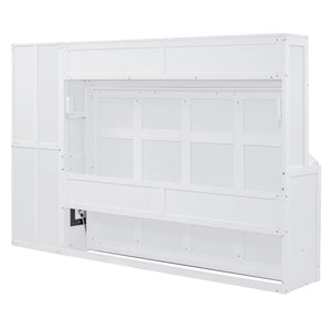 Space Saving Murphy Wall Bed With Closet And Drawers