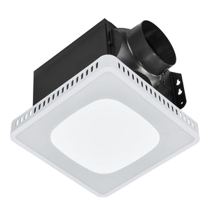 Bathroom Exhaust Fan with Seven Colors RGB Lights and Low Noise