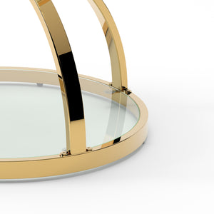 19.69'' Modern Glass Side Table