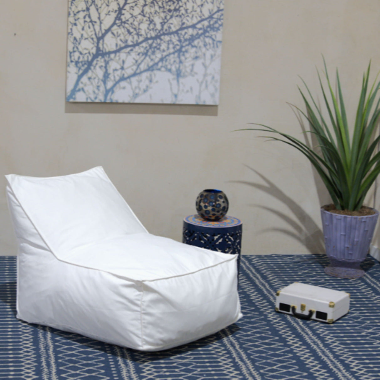 Ettie - Water Resistant Fabric Bean Bag Chair