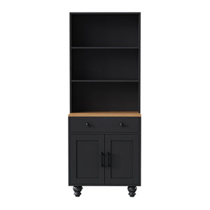 On-Trend Farmhouse Storage Cabinet with Adjustable Shelves