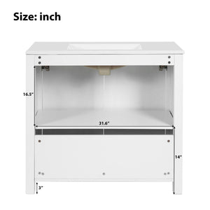Bathroom Vanity Organizer With Sink, Combo Cabinet Set, Bathroom Storage Cabinet