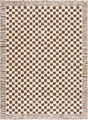 Boutique Rugs Leryn Brown Checkered Plush Rug