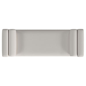 Thomas - Raised Arm Accent Bench - Ivory