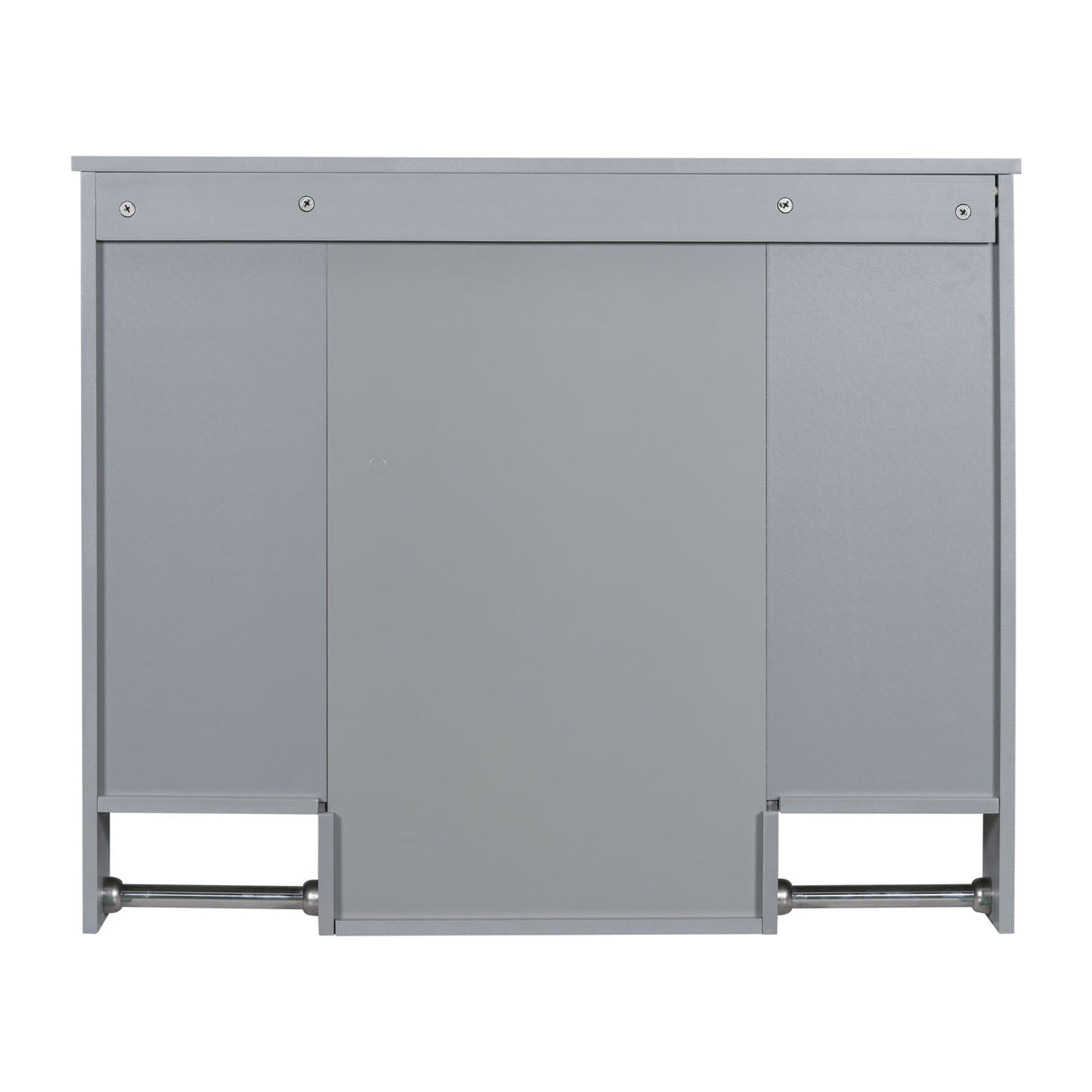 Wall Mounted Bathroom Storage Cabinet With Mirror, Medicine Cabinet With Towel Bar