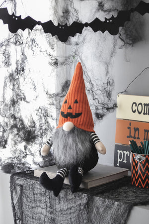 Set of 2 Fabric Sitting Gnomes
